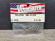 Team Associated 6276 BALLSTUD .200 SILVER Ball Stud New