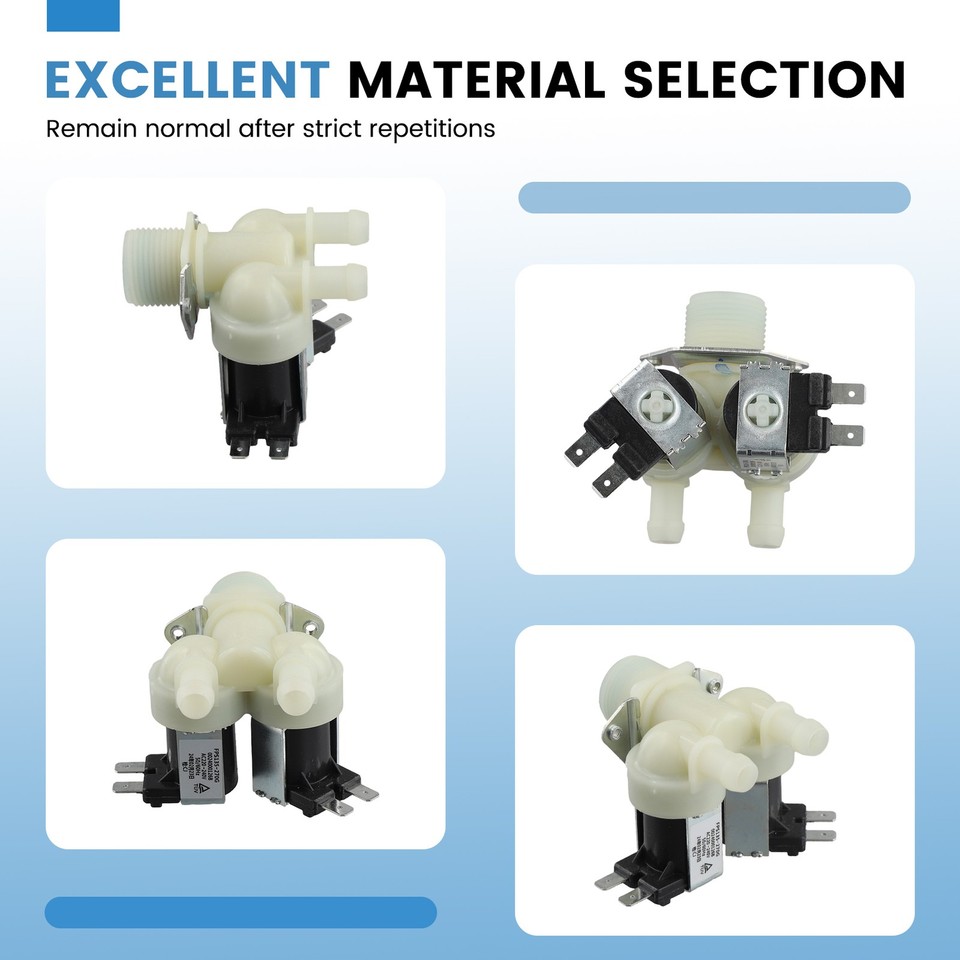 Wassereinlass-Magnetventil FPS135-270G Für Haier Waschmaschinen – Kompatibel, Doppelt, Präzise & Stabil