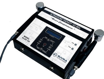 Prof. and Advanced 1 & 3 Ultrasound Therapy Machine ALGO 103 Black Handle ##