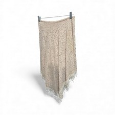 Vintage Champagne Sequin Skirt Smaller Size Boho Western Style