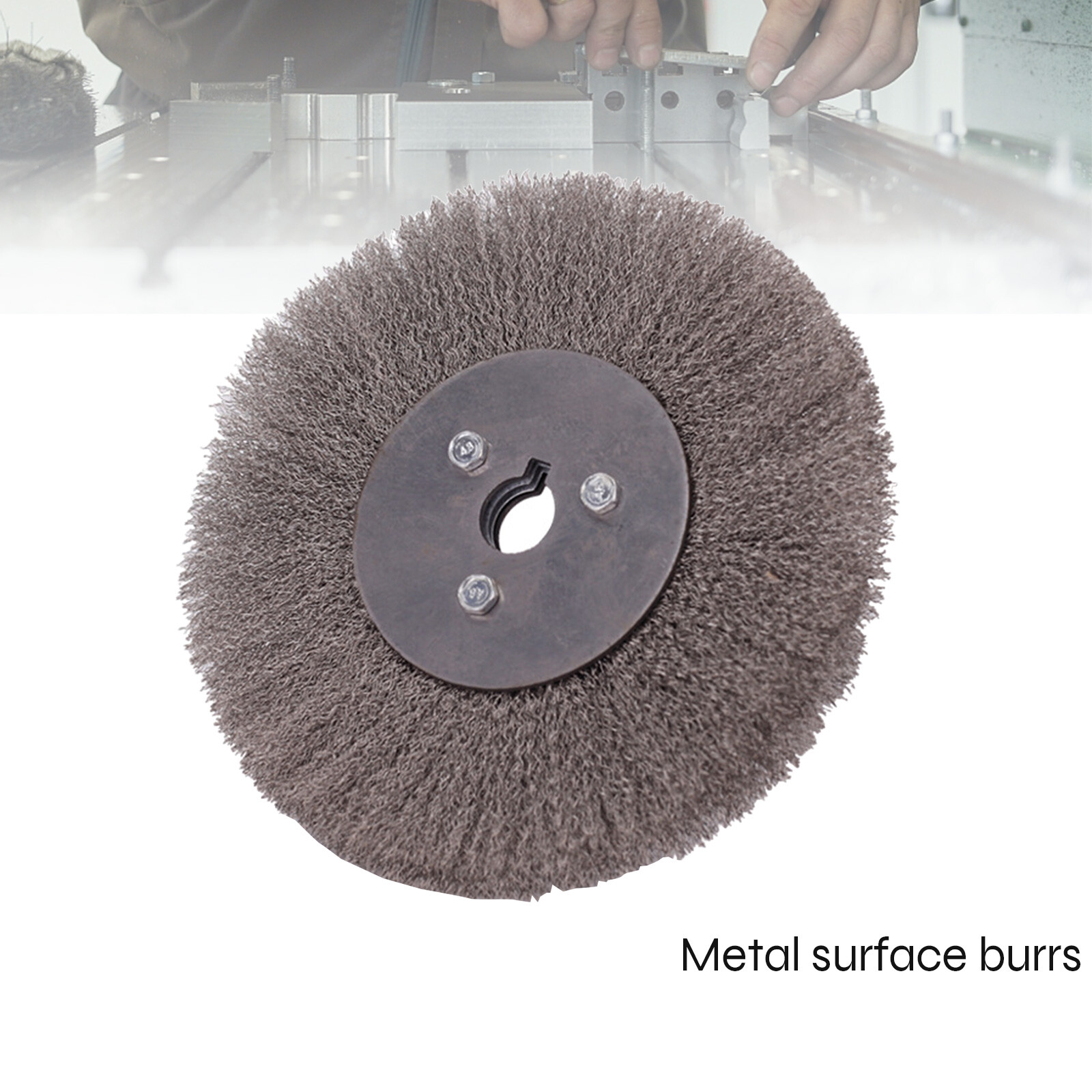 150mm 6"Crimped Wire Wheel Stainless Steel Brush For Bench Grinder