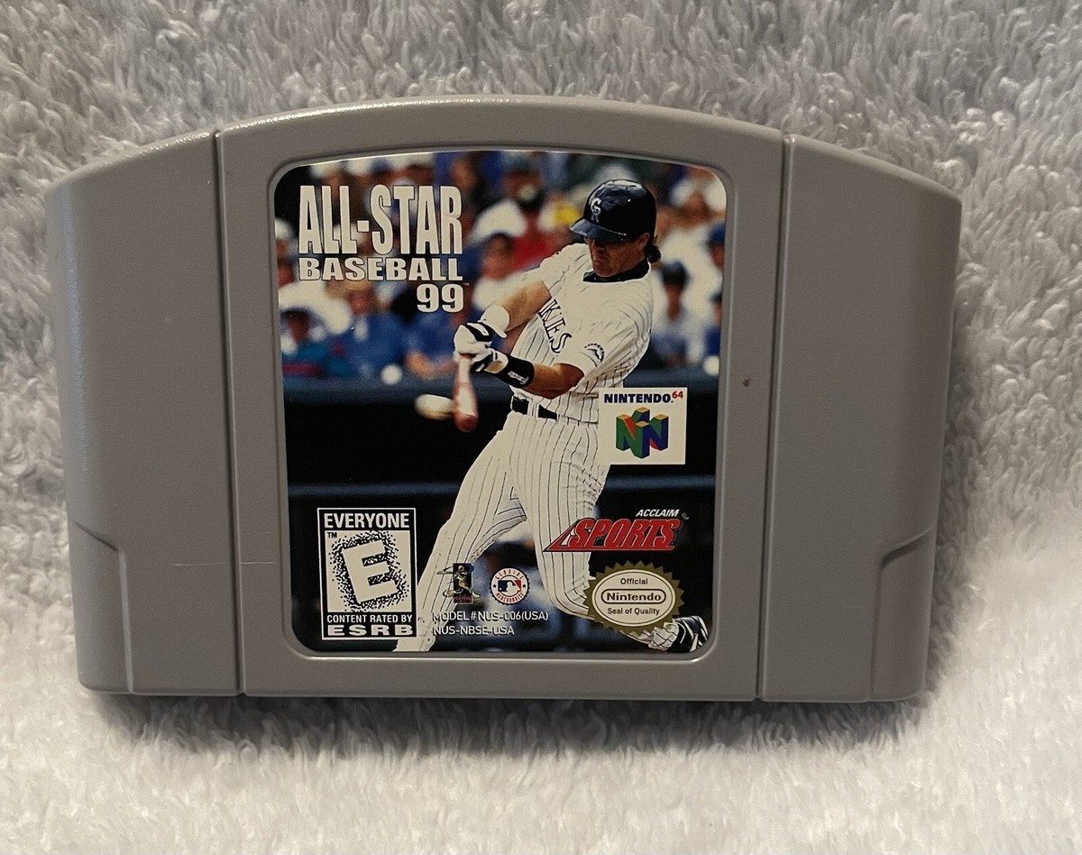 Nintendo 64 All Star Baseball 99 Cartridge Tested N64 | eBay