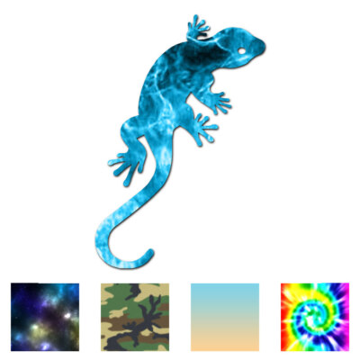 Gecko Lizard Anole - Vinyl Decal Sticker - Multiple Patterns & Sizes - ebn435