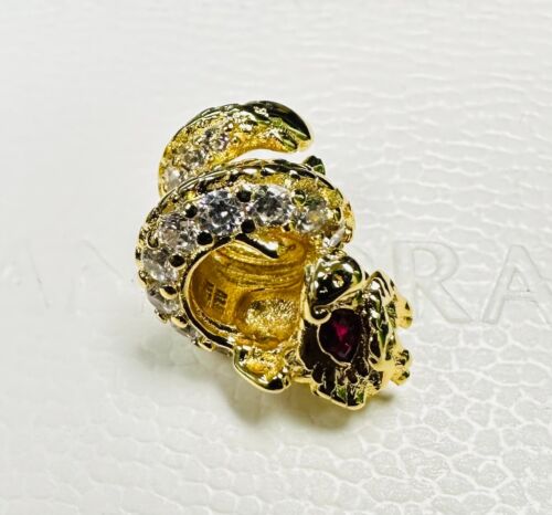 Pandora 14K Gold Plated Chinese Year of the Dragon Charm #763069C01 +Box +Tag - Picture 4 of 8