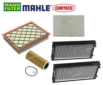 Air Filter Oil Filter AC Cabin Filter Kit OEM for BMW X5 xDrive35d Diesel 09-13