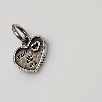 Pandora Sterling Silver You Me Together Forever Charm Pendant 791430 - Main Image