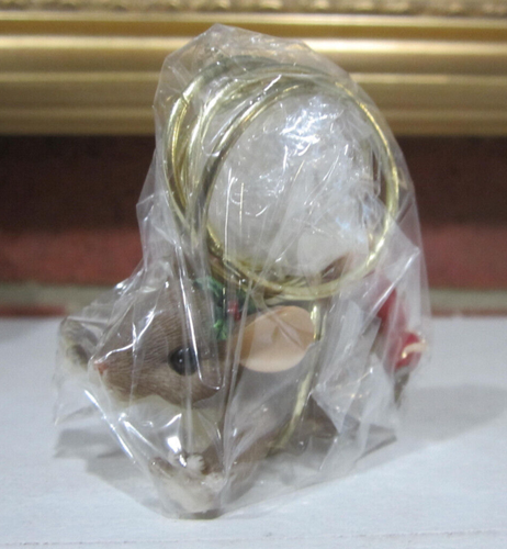 Fitz and Floyd Charming Tails Ornament Five Golden Rings Item #86/5 New in Box - Picture 7 of 11