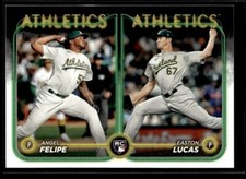 2024 Topps Update Rookie Combos Easton Lucas  / Angel Felipe #US306