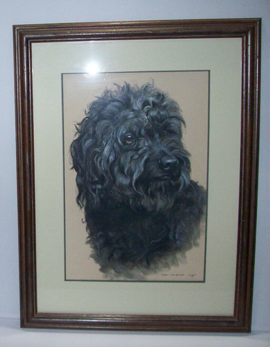 Original Dog Portrait Pastel Painting, COCKAPOO, Deann L De La Ronde, 1983 - Picture 4 of 14