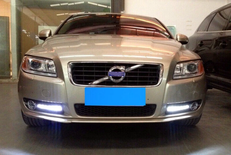 2x LED Daytime Running Light DRL fog lamp w/ Turn Signal For Volvo S80 2009-2013 - Image 2 of 4