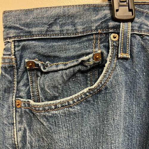 Levi's 501XX Jeans Vintage Made in Mexico Men 36x34 Button Fly Blue Denim WPL423 - Picture 7 of 9