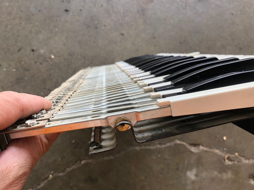 Vintage Gulbransen Organ Keys 44 Note 3.5 Octave Set! Measures 23.5in x 11in - Picture 8 of 8
