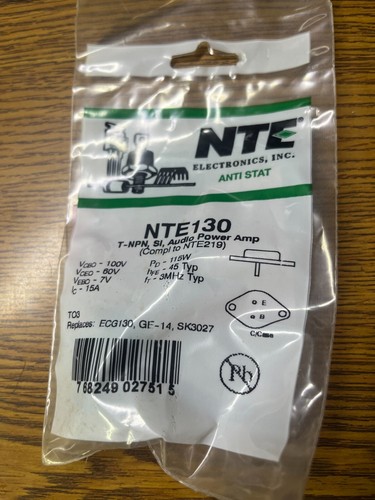 NTE130 Transistor NPN Allzweckverstärker,