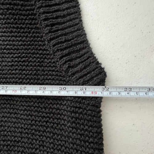 Chaleco chaleco largo texturizado negro frente abierto J.Jill para mujer talla grande 3X - Imagen 13 de 14