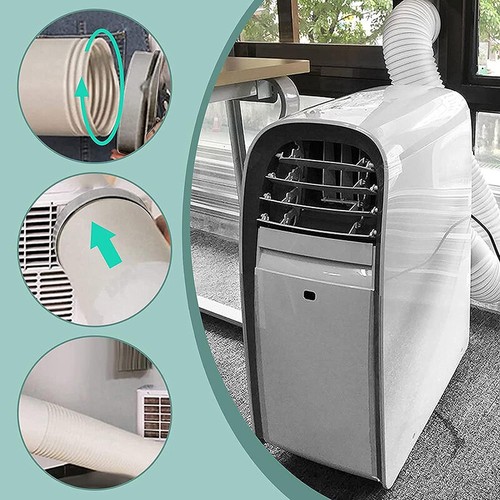 13/15cm Hose Exhaust Connector for Portable Mobile Air Conditioner Pipe Adapter - Bild 8 von 24