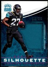 Leonard Fournette RC 2017 Crown Royale Jumbo Rookie Silhouette Jerseys Pink #16 
