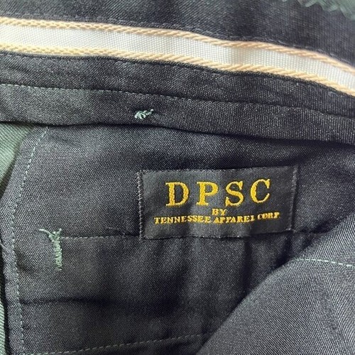 VTG DPSC Tennessee Apparel Wool Blend Serge Army Trousers Men 34 X 30 Military - Picture 4 of 16