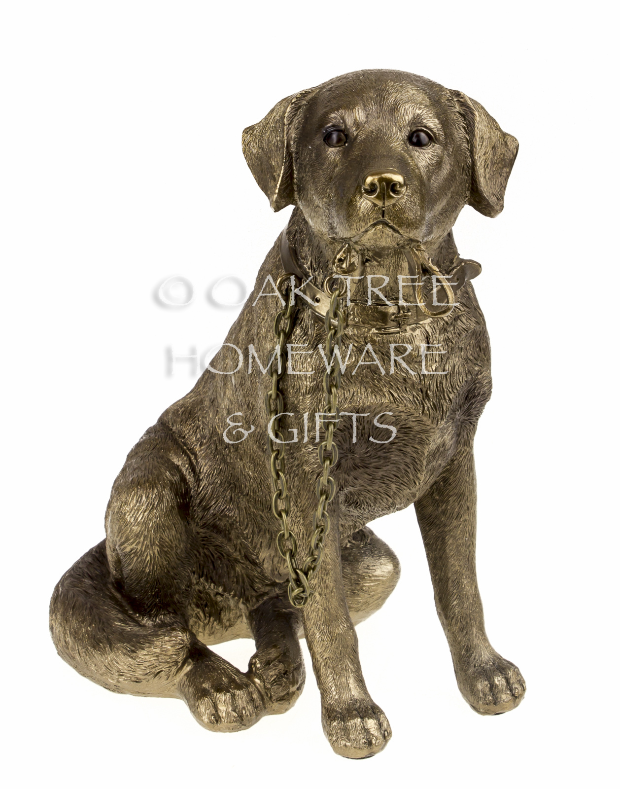 Labrador Statue Bronze Dog Ornament Dog Memorial Figurine New and Boxed