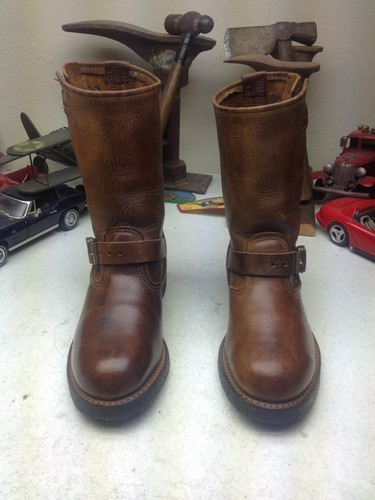 WALKER STEEL TOE BROWN DISTRESSED 
