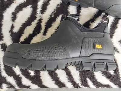 Mens Caterpillar Stormers Water/Slip Resistant Black Shoes  display picture 1