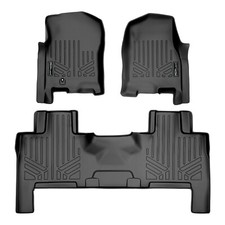 Smartliner Custom Fit Floor Mats 2 Row Liner 2007-2010 Ford Expedition Navigator