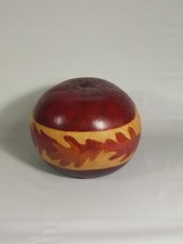 Decroative Handpainted Signed Gourd