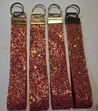 Women Key Fob Key Chain Fabric Wristlet Wrist Lanyard Strap