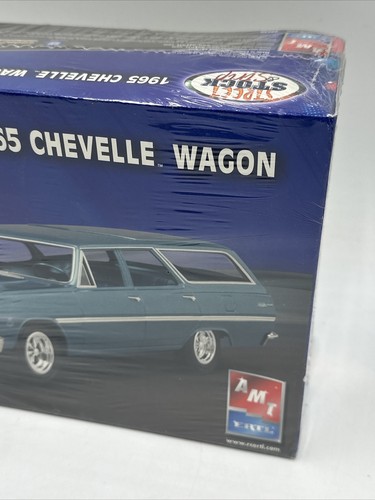 Kit de coche modelo AMT 1965 Chevelle Wagon Street Stock & Strip 1:25 38530 nuevo sellado - Imagen 3 de 3