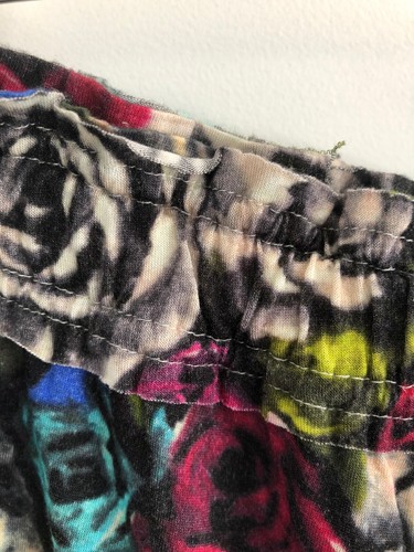 100% Auth. Lanvin PARIS Floral Print Knee Length Viscose Jersey Stretchy Skirt S - Picture 17 of 18