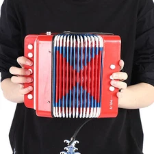 Children 7‑Key 2 Bass Mini Small Accordion Educational Musical Instrument Rh AP9