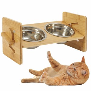 diy elevated cat feeder
