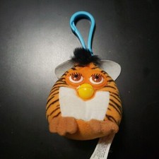 McDonalds Happy Meal Plush Tiger Furby Backpack Clip 2000