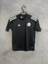 Leicester City Training Jersey Football Soccer Shirt Adidas Young Size M 11-12YR