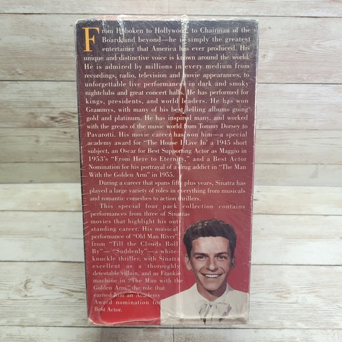 Frank Sinatra The Sinatra Collection Four Tape Set VHS Free Shipping - Picture 4 of 4