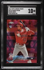 Topps - 大谷翔平　 2018 Topps Chrome update pink 2018 Topps Chrome Update Shohei Ohtani Pink Refractor #HMT32