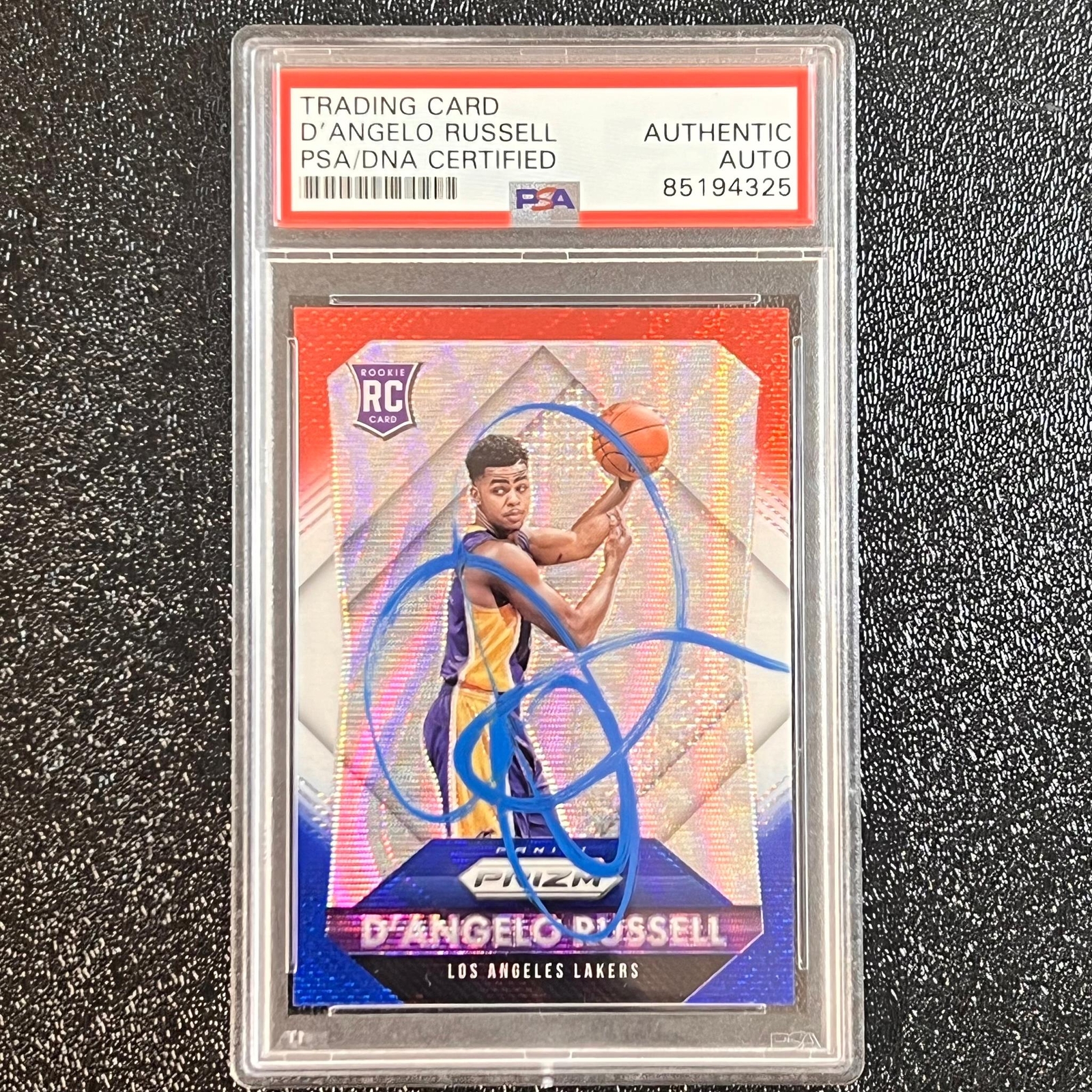 D'Angelo Russell Auto サインカード