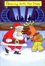 Prancing with the Stars Funny  Humorous Nobleworks Christmas Card