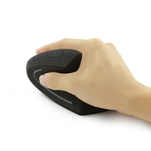 2.4G Ergonomische Vertikal Maus USB kabellos Vertikalmaus Optisch 1600dpi Black - Bild 4 von 6