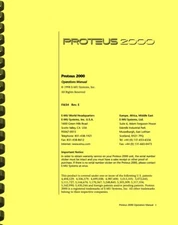 E-MU Proteus 2000 Voice Sampler Sound Module OWNER'S OPERATIONS MANUAL