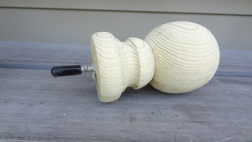 UFP Treated 106088 Treated Ball Finial Top ~ Use w/ Deck & Fence Posts ~ 1 ea - Picture 2 of 7