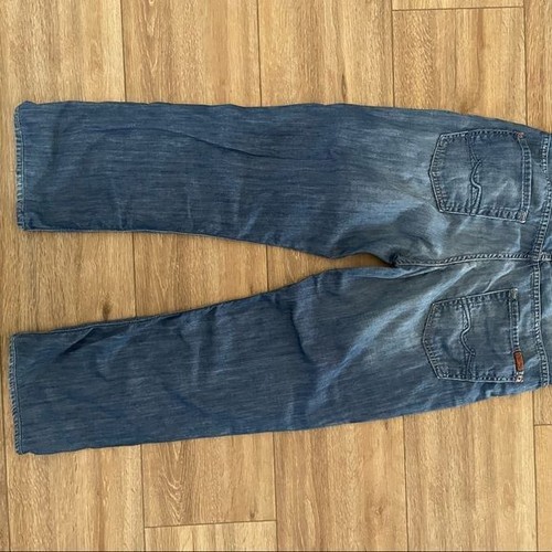 7 for all Mankind Slouchy Jeans USA made Sz 32 Denim Casual - Picture 12 of 12