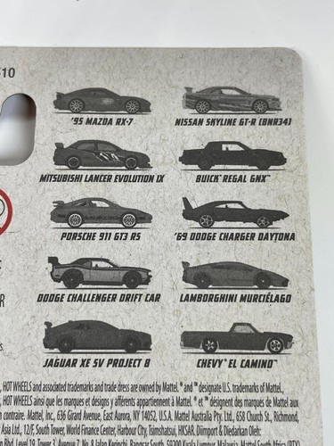Hot Wheels 2023 Fast & Furious SERIES 2 Full Set OF 10 SKYLINE RX-7 LANCER LAMBO - Picture 13 of 13