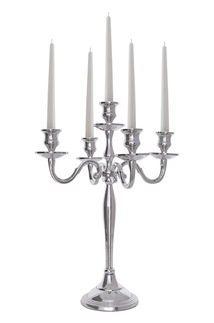 5 Arm Silver Candelabra Taper Candle Holders Wedding Centerpieces 5 Arm Silver Candelabra Taper Candle Holders Wedding Centerpieces Chandeliers
