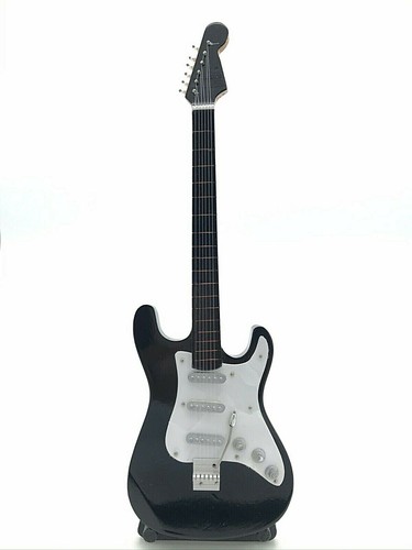 Miniatur Fender Standard Stratocaster Gitarre - schwarz (Ziergitarre)  - Bild 2 von 3