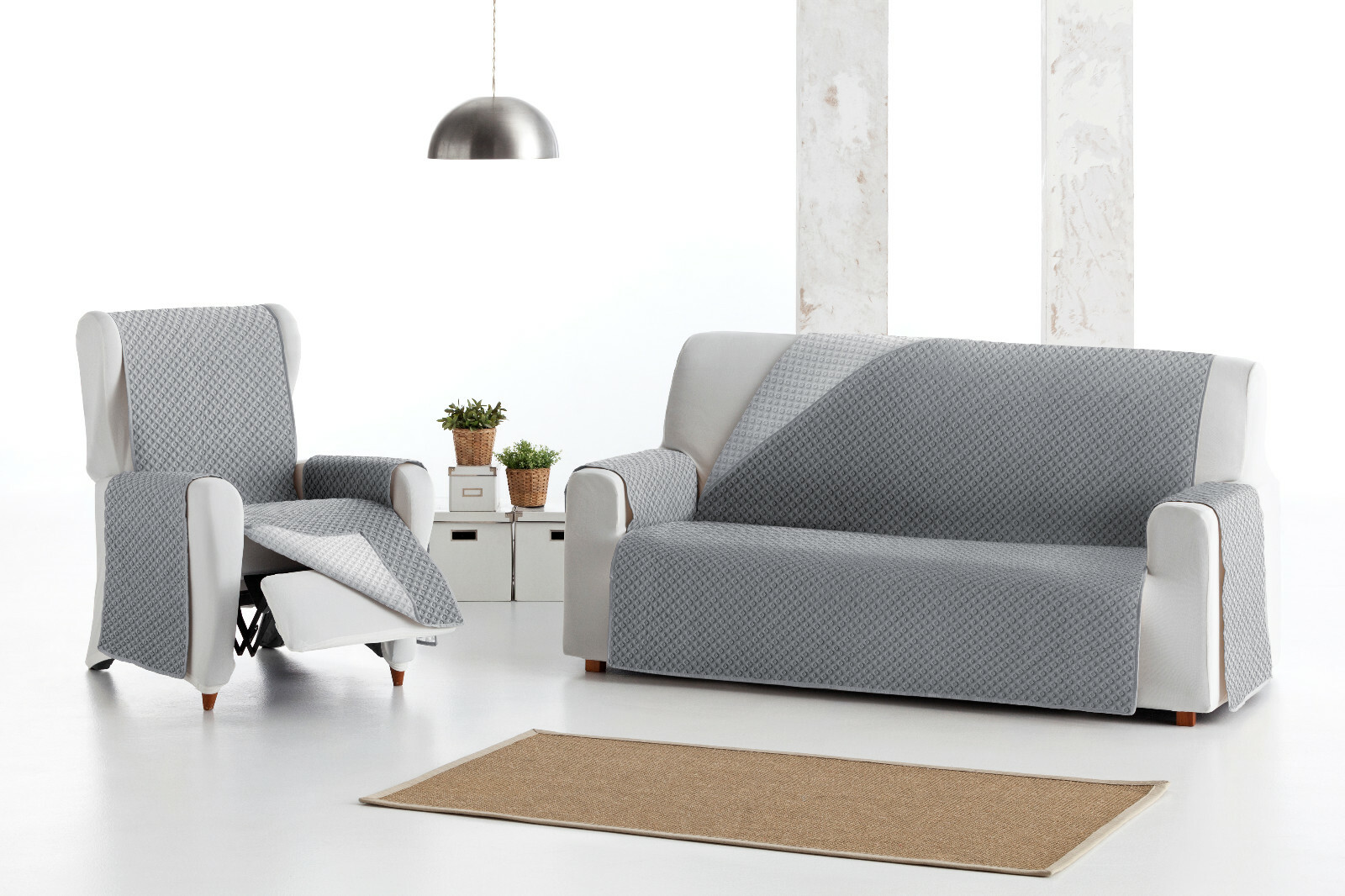 fundas de sofas 1 2 ,3,4 paza reversible para sofa chaise longue...