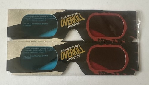 The House of the Dead: Overkill Sony PlayStation 3 PS3 Inc Sealed 3D Glasses PAL - Picture 2 of 3