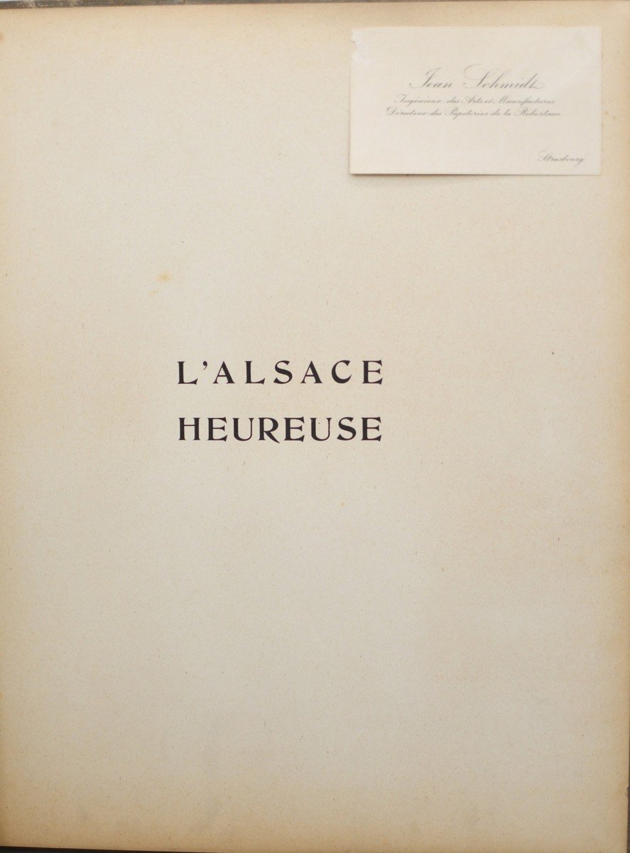 L'ALSACE HEUREUSE フランス　古書 L'ALSACE HEUREUSE フランス 古書 - メルカリ