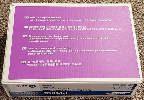 Cartuccia toner nera nuova sigillata originale Samsung P208A MLT-P208A confezione da 2x SCX5635 - Foto 4 di 10