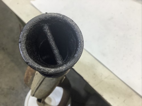 Yamaha DT250 Muffler Rusty But Solid Baffle Intact Loose Piece Inside Rattling - Picture 11 of 12