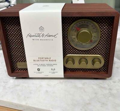 SOLD OUT Hearth & Hand with Magnolia- Portable AM/FM Bluetooth Radio MCM